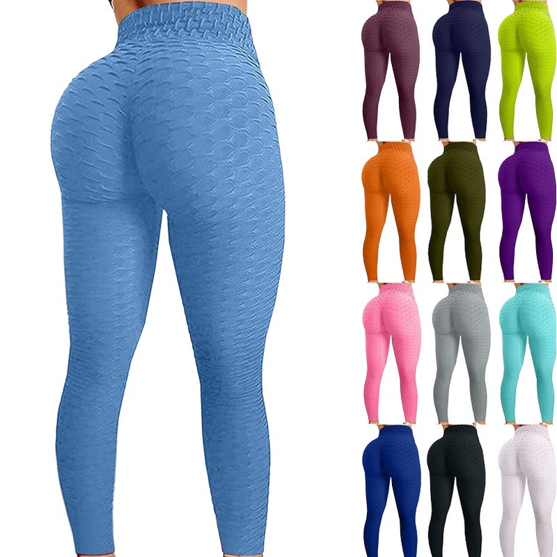 Pantalones de yoga de fitness sexy para mujeres que corren leggings de  cintura alta sudadera jacquard leggings leggings deportivos