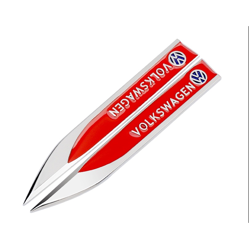 Pegatina de Coche de Cromo 3D Emblema Deportivo de Coche Impermeable, Accesorios de Coche