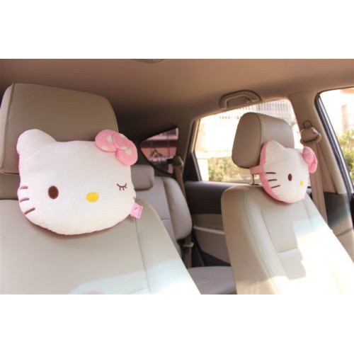  Juego de accesorios para automóvil Hello Kitty (10 artículos) :  Automotriz