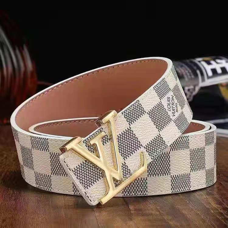 Top] LV/Louis Vuitton 2022 Nuevo Estilo Cinturón De Cuero Genuino