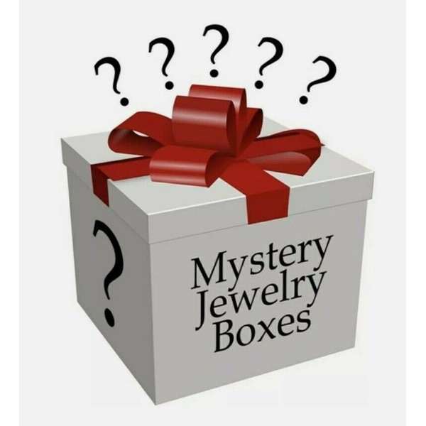 Caja Misteriosa De Joyería Para Mujer: Tarro Sorpresa Con 10-60 Piezas De Collares, Pendientes Y Anillos, Estilos Variados, Regalo Ideal Para Cumpleaños O Temporadas
