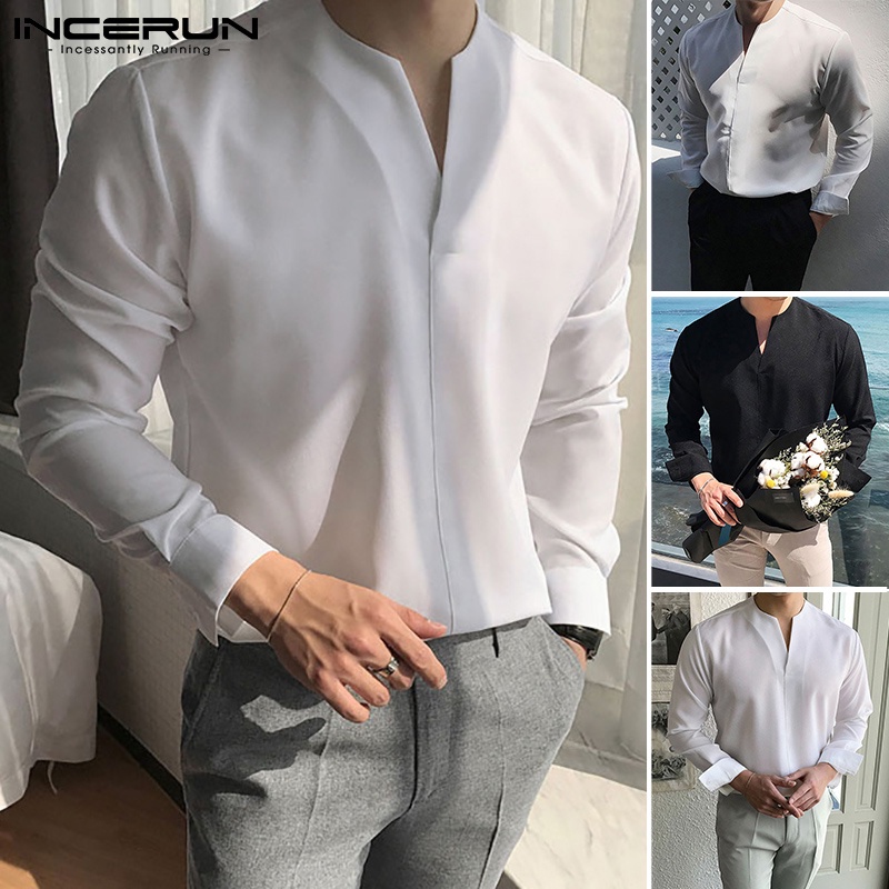  % Camiseta de manga larga para hombre, camisetas casuales de  primavera para hombre, ropa clásica para hombre, Blanco : Ropa, Zapatos y  Joyería