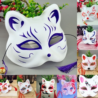 Máscara de gato para mujer Máscara veneciana pintada a mano