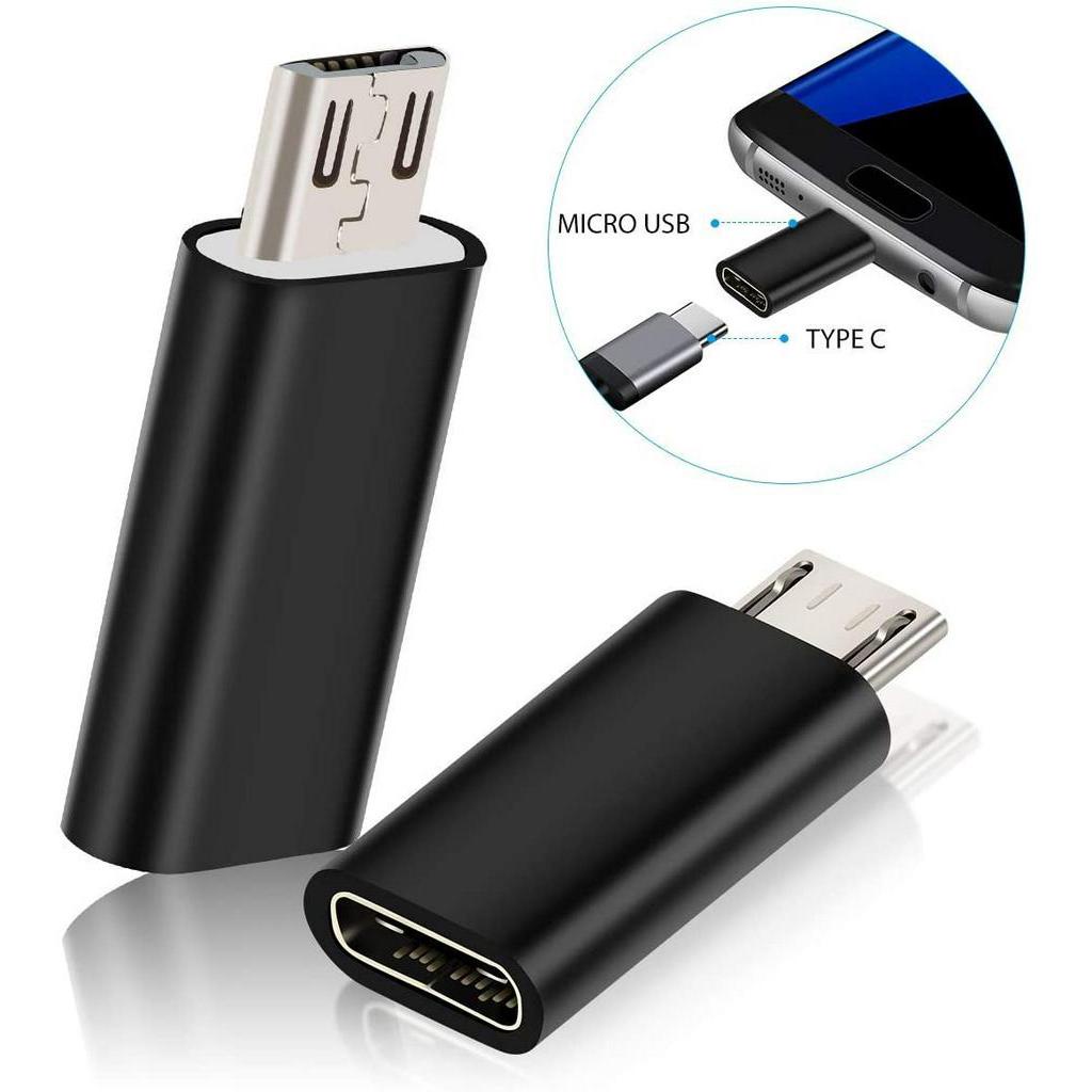 Comprar Adaptador tipo C USB C a Micro USB, Cable de aleación Micro USB  macho a tipo C hembra, conector convertidor para teléfono y tableta