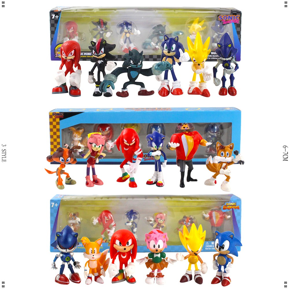 Juguete Sonic Colección 6 Personajes