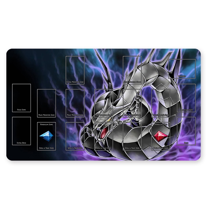 HOT OCG Playmat Ojos Azules Ultimate Dragon Dark Magician Duel Monsters ...