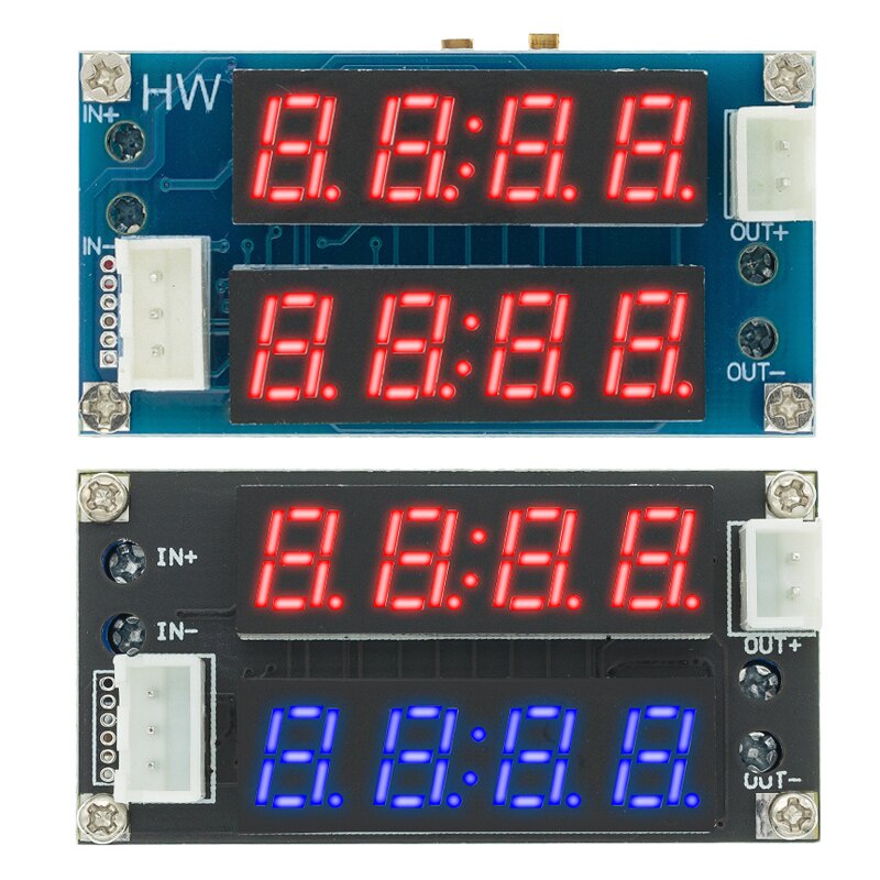 DC-DC XL4015 Módulo reductor ajustable 5A 75W con voltímetro de