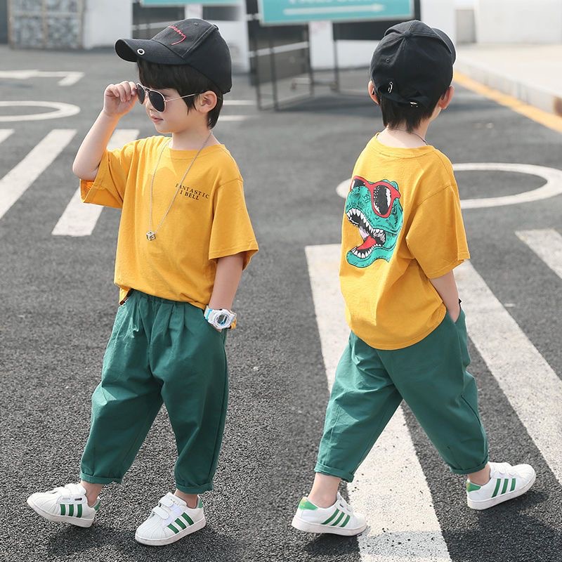 Camisas Pantalón Sets Traje Ropa de Bebe Para Niño de 2 a 7 Años de Moda  Niños