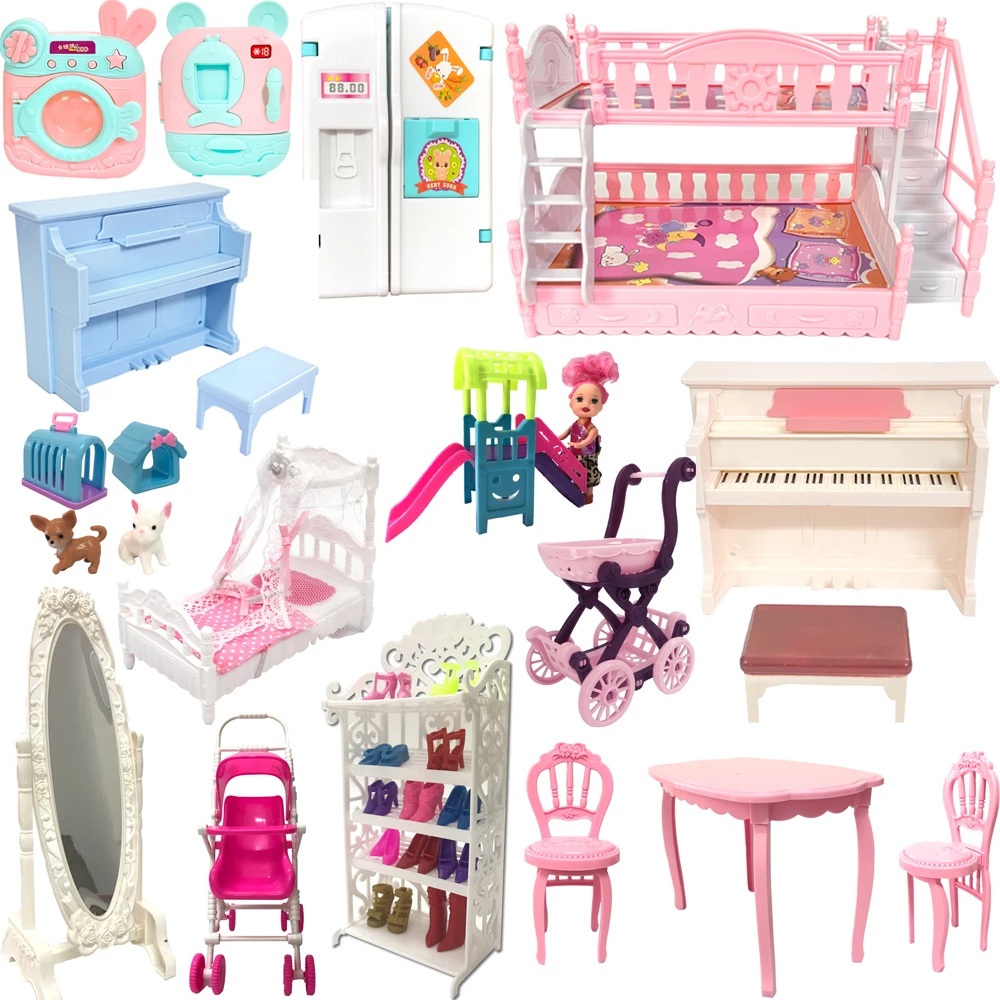 1 Juego De Accesorios Para Muebles De Casa De Muñecas Barbie Kelly