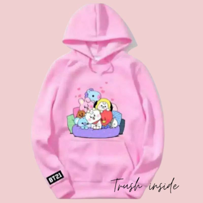 Bts BT21 sueteres infantiles sudadera con capucha ninos BTS chaquetas ninos de 6 a 11 anos pagan en el lugar Shopee Mexico
