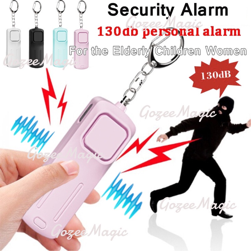 Alarma Personal Llavero Anti Robo Seguridad Sirena 140db