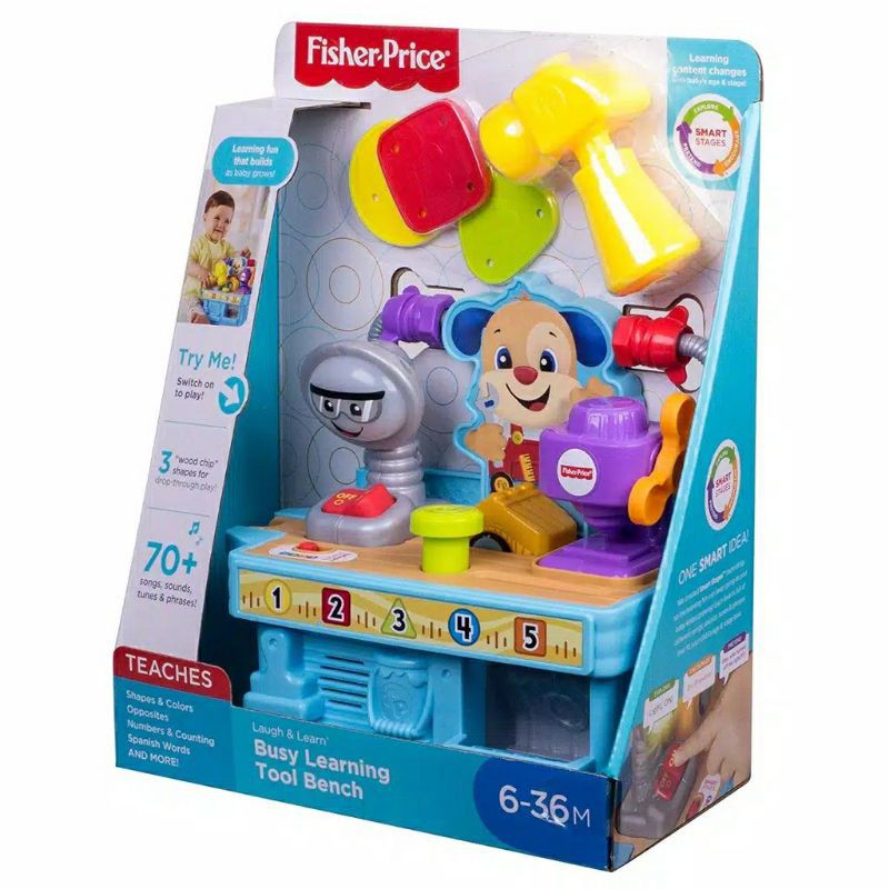 Fisher Price Laugh Busy Learning Tool Bench original fisherprice