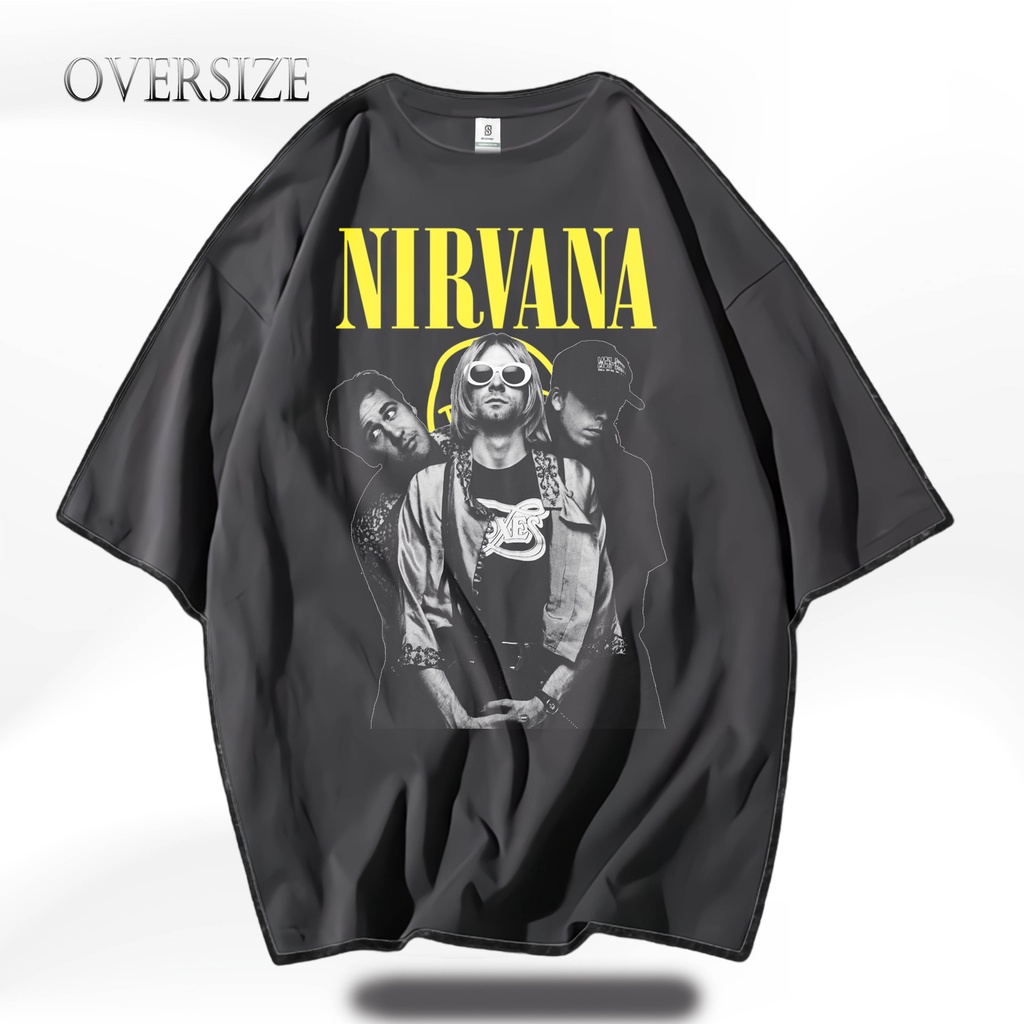 Camiseta NIRVANA OVERSIZE wash VINTAGE Music BAND NIRVANA camiseta Shopee Mexico