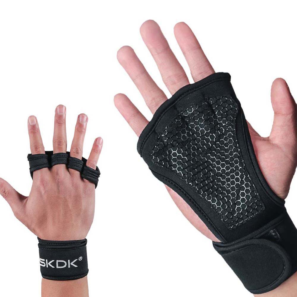 Guantes antideslizantes con mancuernas para hombre y mujer, Protector de  muñeca para levantamiento de pesas, Crossfit, culturismo, entrenamiento  deportivo, gimnasio El Mercado de Encantos