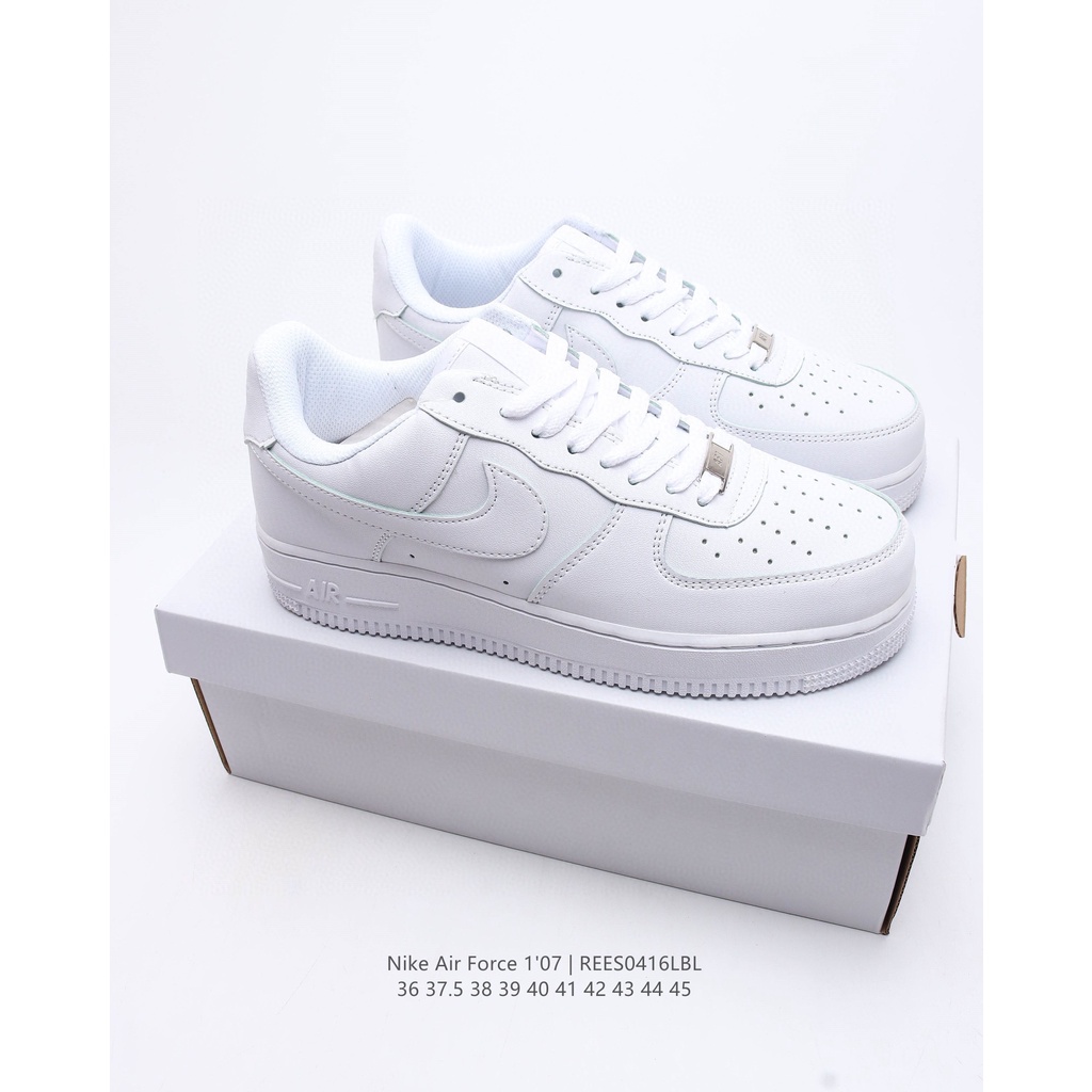 all white low top forces