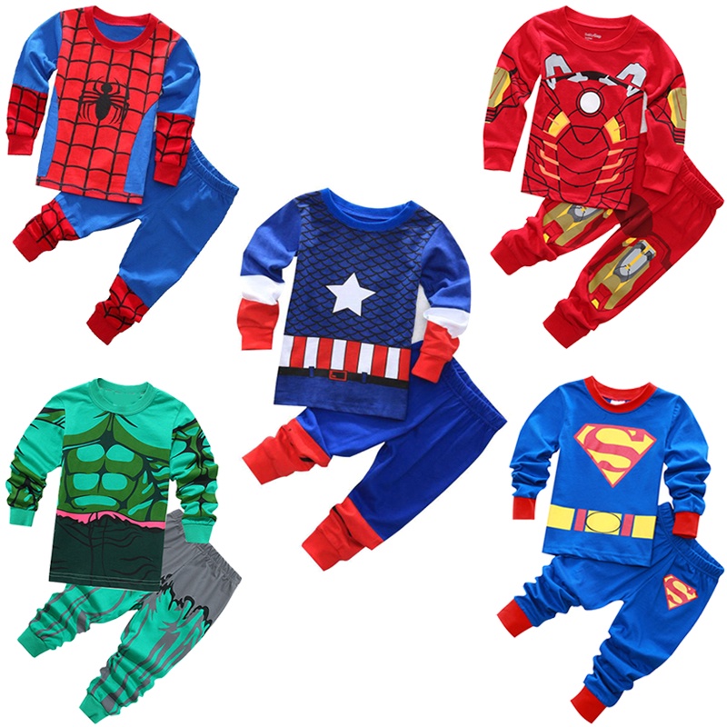 Pijama de Spider-Man multicolor manga larga para niño - Ponemos la