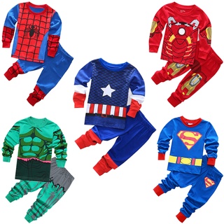  Marvel Spiderman - Conjunto de pijama para niños
