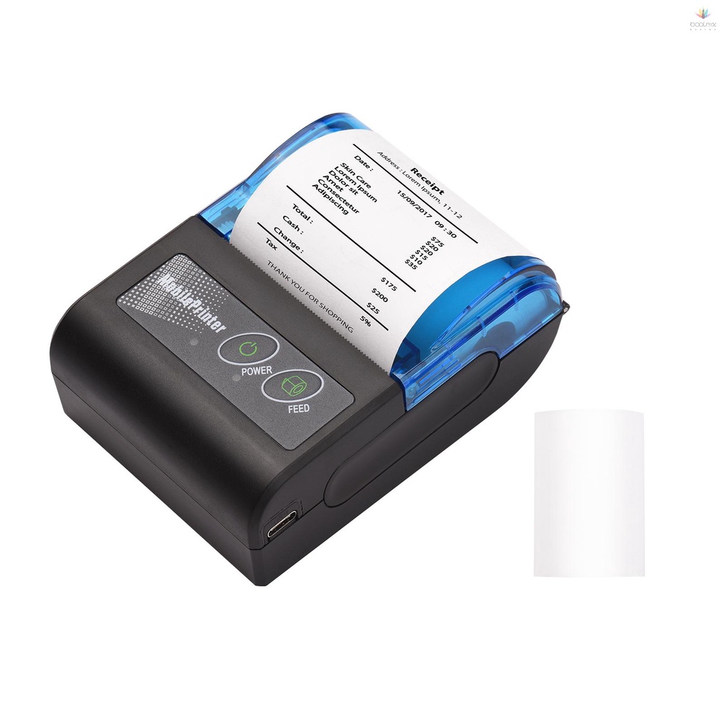 Impresora Portátil Bluetooth Mini / Térmica / Facturación Móvil