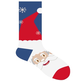 2023 Serie de Navidad Calcetines de dibujos animados Hombres Divertido  árbol de Navidad Copo de nieve Alce Nieve Algodón Calcetines felices Hombre  Año Nuevo Sokken Plus Size