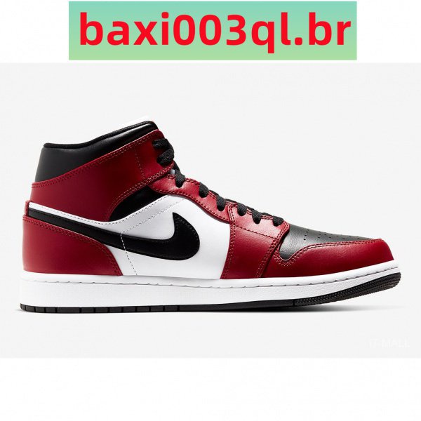 Para aumentar Dinámica pavo Nike Air Jordan 1 aj1 xiao Chi plus Rojo Blanco Negro Punta Zapatos  Keranjang 554724-069 | Shopee México