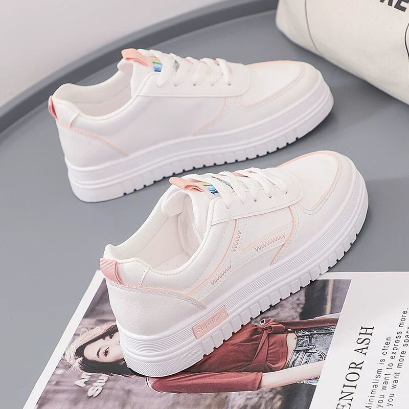 Poco Blanco Zapatos Femeninos Estudiantes Primavera Version Coreana Todo Partido Estilo Occidental De Las Mujeres Moda 2020 Mostrando Pies Shopee Mexico