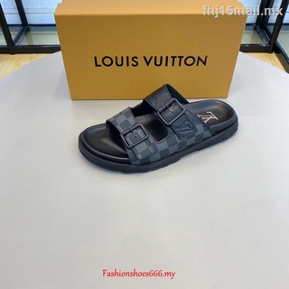 100 % Original ✓ Moda Nuevas Louis Vuittons LV2022s Zapatillas De Hombre  Sandalias Chanclas 38-45