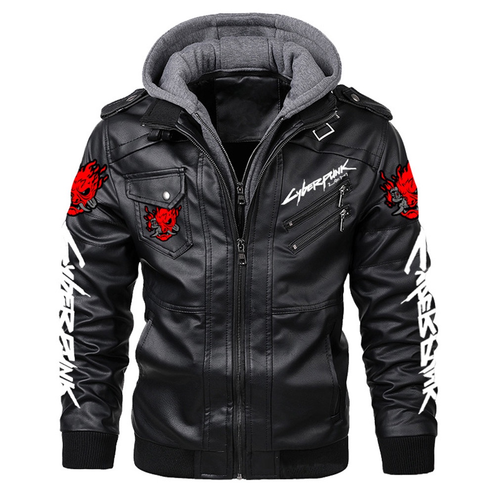 Chaqueta De Cuero PU Punk Biker 2022 Para Hombre