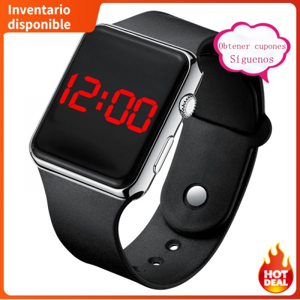 Reloj Cuadrado Hombre Deportivo