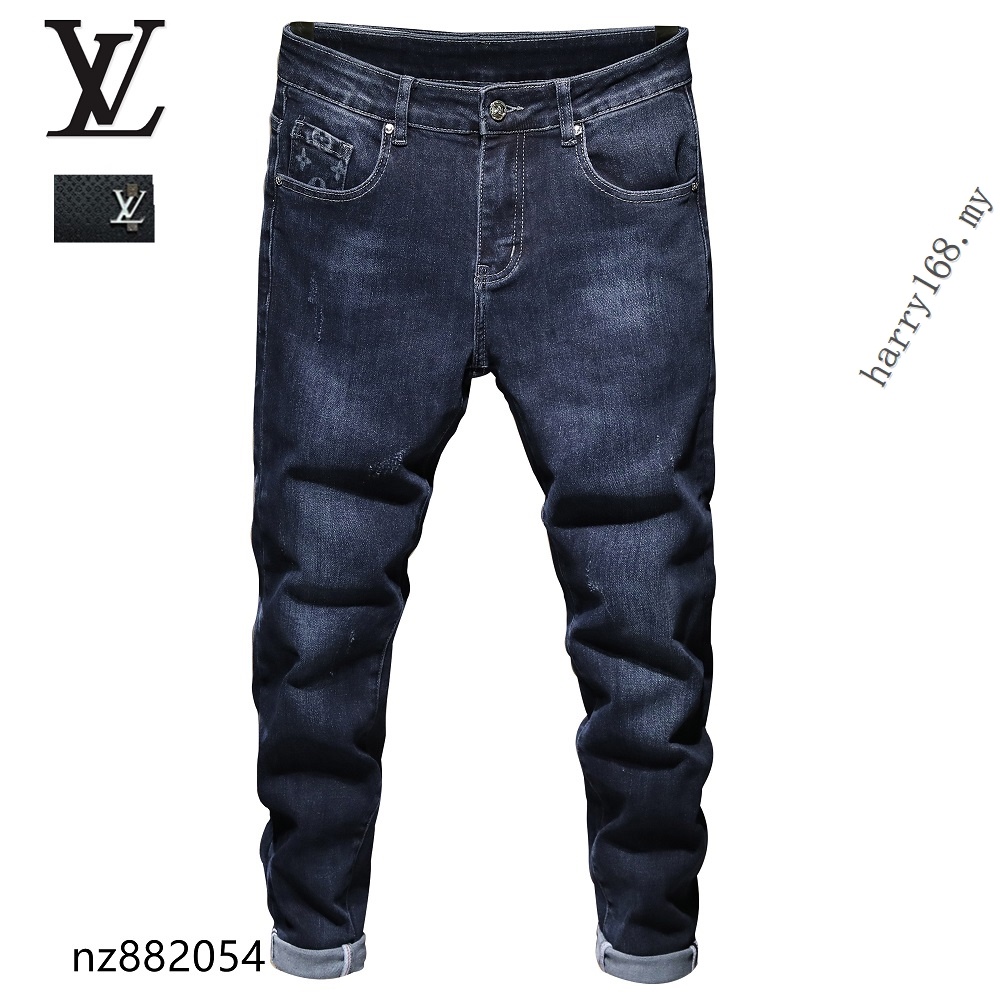 Louis VUITTON, Pantalones vaqueros crudos para hombre co…