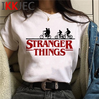 Stranger Things t-shirt Ropa Mujer Más El Tamaño Gráfico Camisetas Mujeres Estética streetwear harajuku | Shopee