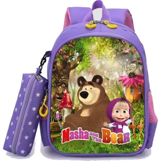 Mochilas de masha y 2025 el oso para niños