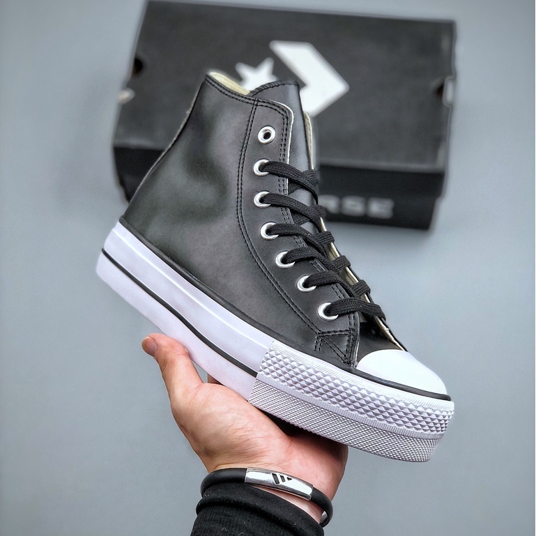 Converse Chuck 1970 Piel Negro Zapatos Casuales De Corte Alto