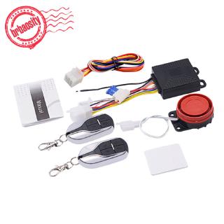 Sistema de alarma para motocicleta, 12 V, kit de seguridad antirrobo,  universal para bicicleta, alarma de seguridad antirrobo, con doble control