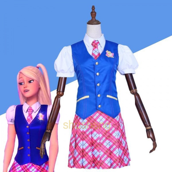 Barbie Princesa charm Escuela cosplay Disfraces Traje