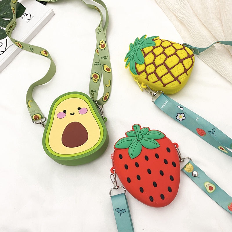 Monederos de silicon de frutas hotsell