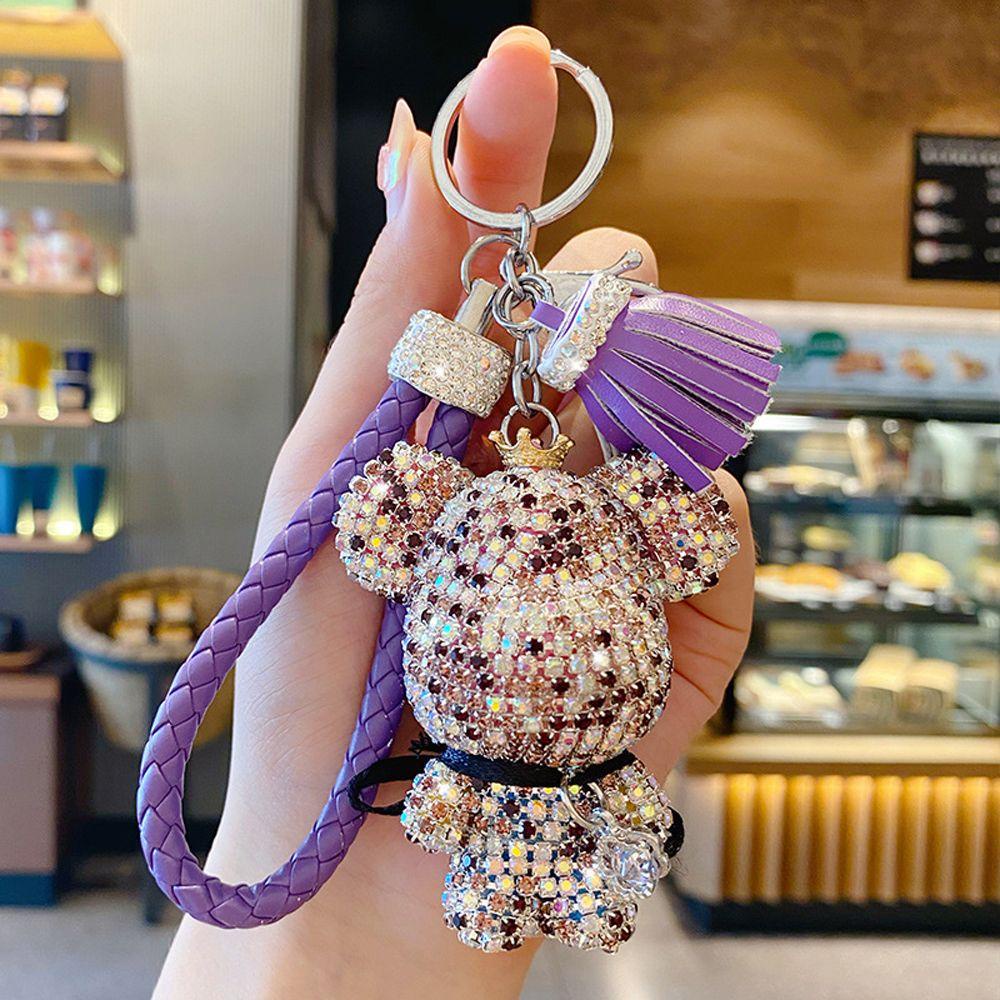 Llavero De Teckel Acrílico Adorable - Perro Salchicha Colorido, Regalo Perfecto Para Mujeres, Bolsos, Mochilas O Llaves Del Coche