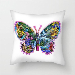 ABPHQTO Mariposa Flor Funda de Almohada Funda de Almohada Protector de  Almohada Cama 50x75 cm ABPHQTO