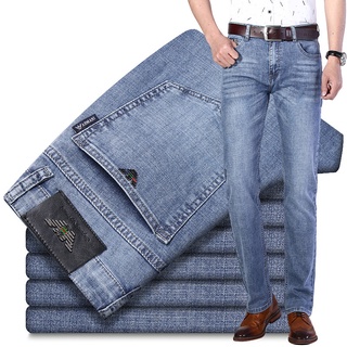 Jeans desgastados para hombre, a la moda, pantalones de mezclilla elásticos  grandes y altos, jeans rasgados vintage de primera calidad