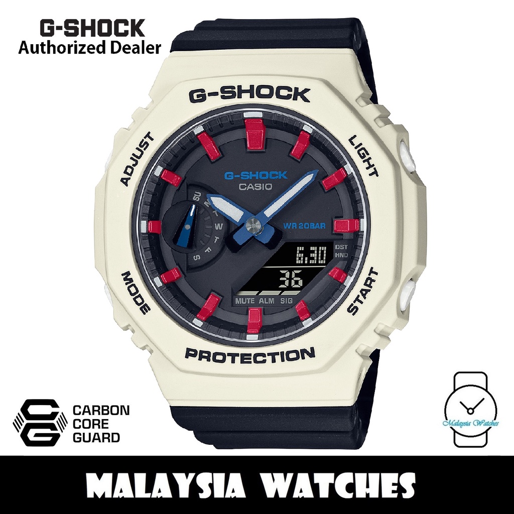 G-Shock Carbon Core Octagon Negro y Gris de Hombre GA-2100-1A