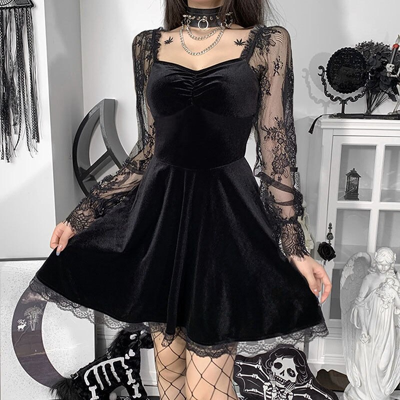 Goth Vestidos Goticos Elegantes Estilo Gótico Ropa Gotica Elegante