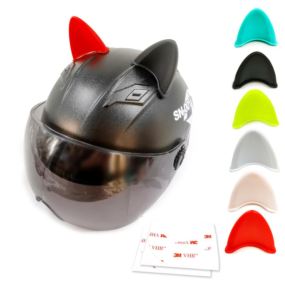 Casco para moto con orejas de gato hot sale