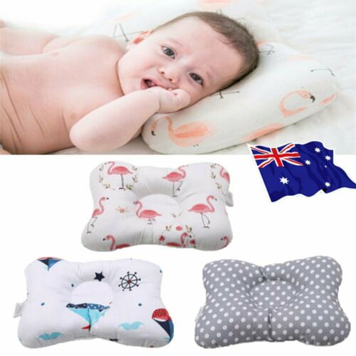 100% algodón almohada para bebés recién nacidos bebé anti cabeza plana bebé  almohada para dormir bebé ropa de cama para dormir posición de sueño  almohada de apoyo (25 * 19 cm /