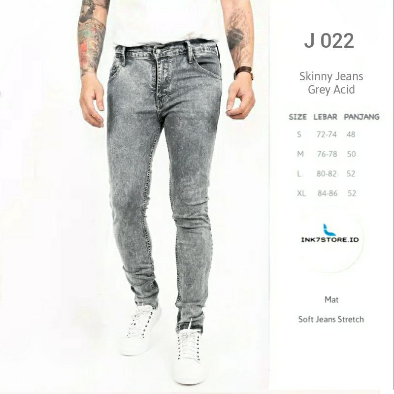 Pantalon gris mezclilla discount hombre