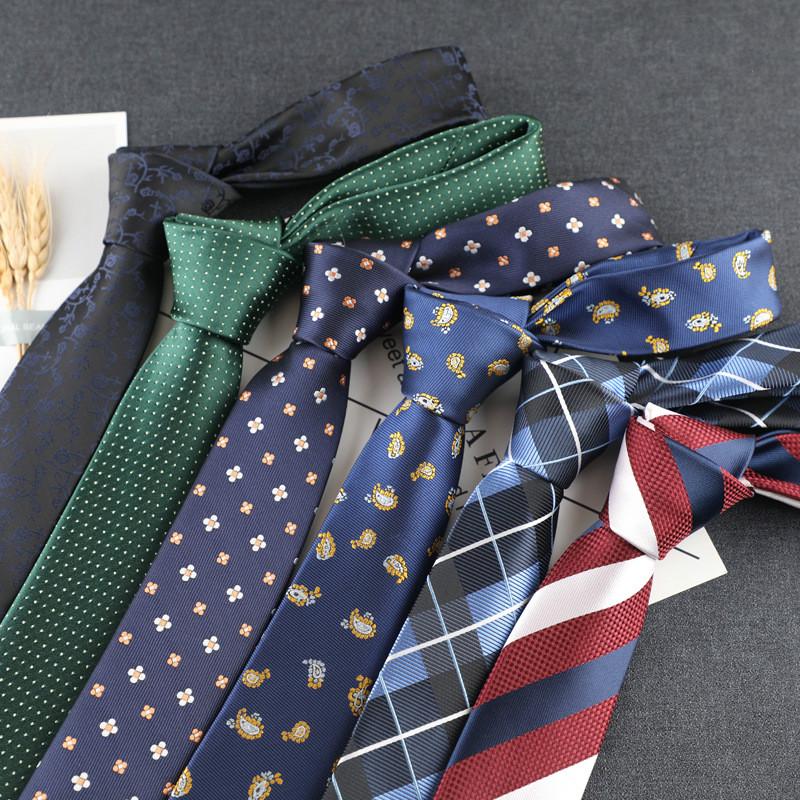 corbata profesional de 6 cm para hombre, corbata de boda, poliéster,  jacquard
