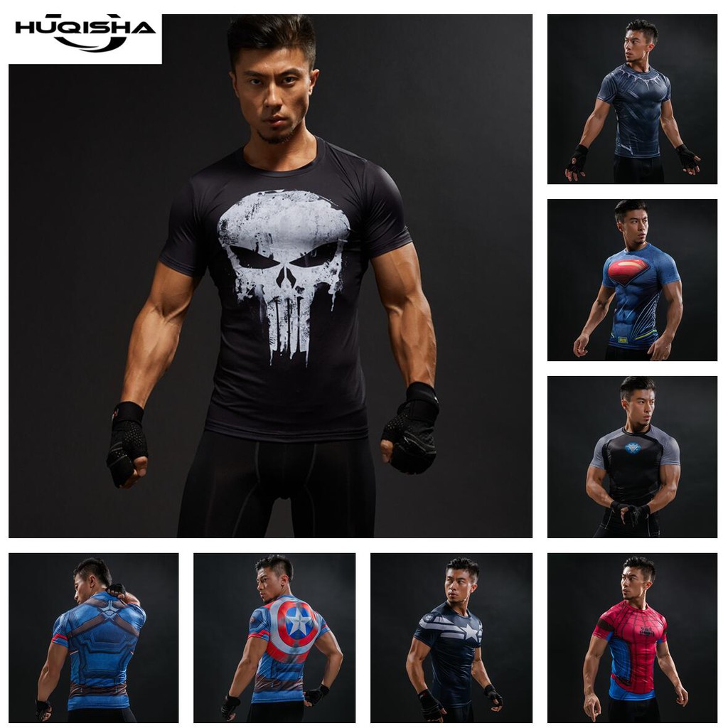 Camisetas deportivas de superheroes online