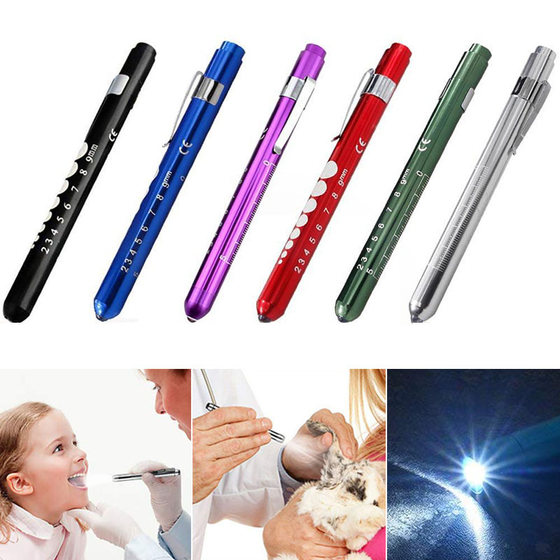 USB LED linterna médica práctica pluma luz mano antorcha Clip bolsillo  lámpara de enfermería Hugtrwg Para estrenar