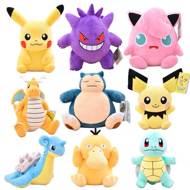 Figuras de acción de Pokémon, juguetes de Anime, Slowpoke, Charmander,  Eevee, Bulbasaur, Squirtle, Cubone, Vulpix, Psyduck