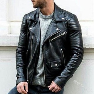 Chaqueta Cuero Hombre Biker