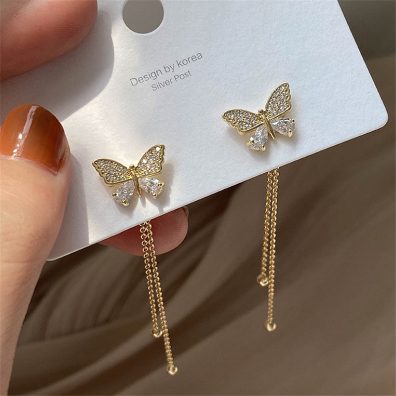 Pendientes Mariposa Oro · JOYAS