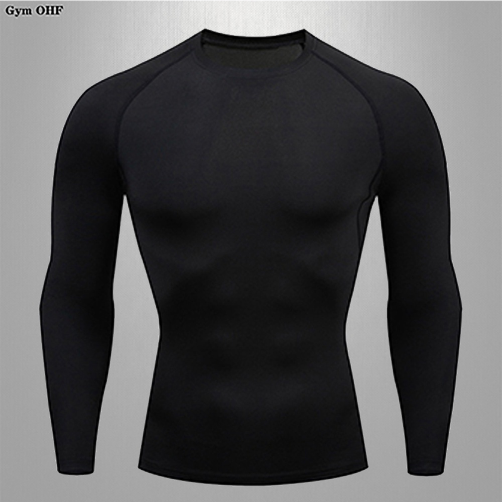 Nike Hombres Camiseta Ajustada De Manga Larga Deportes Transpirable Fitness Correr Baloncesto Pista Y Campo De Entrenamiento De Secado Rápido Cuello Redondo Tops I.867676297